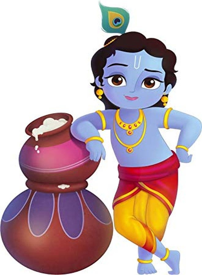 Rangoli Vinyl Religious Wall Sticker Multicolour Vinyl Medium Size 40cm or 50 cm Pack of 1 Sticker, Multicolor, Standard - Image 1